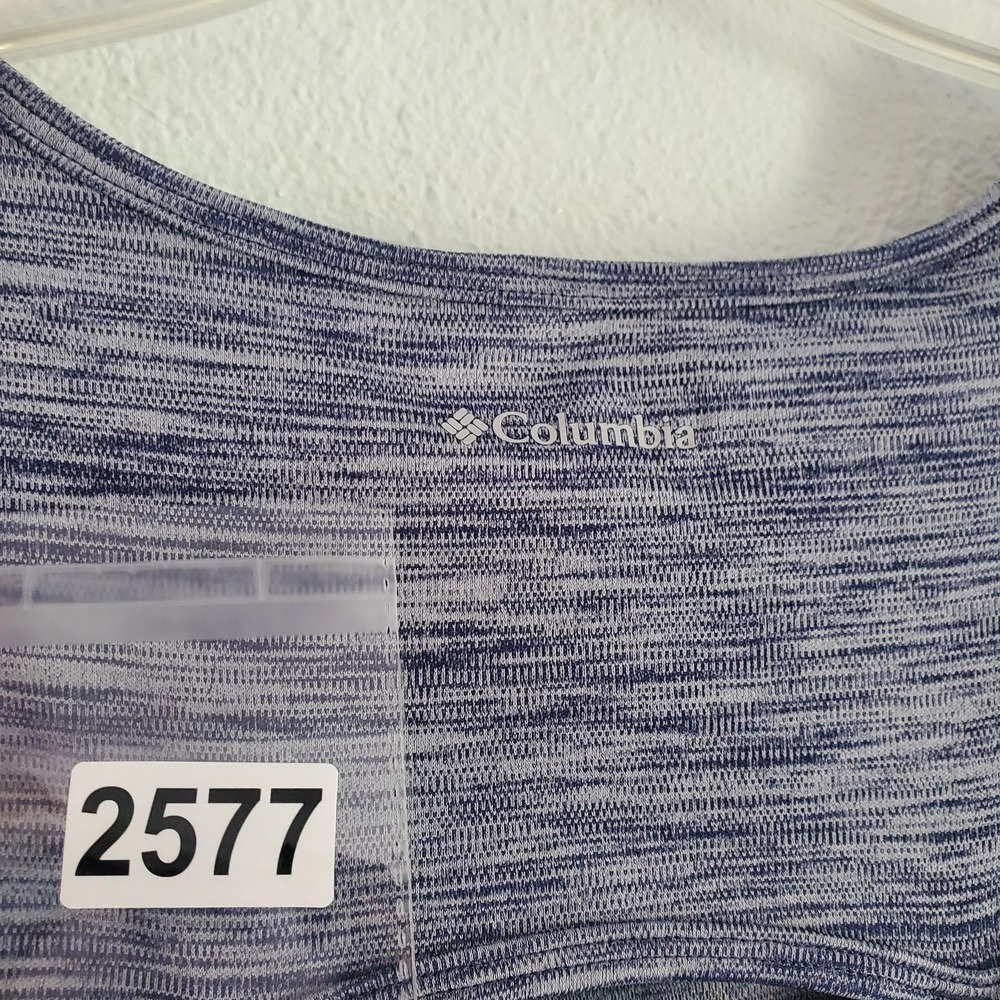 Columbia Tank Top Womens Large Blue Racerback Lightweight Athletic Gym Shirt‎ - Picture 7 of 7